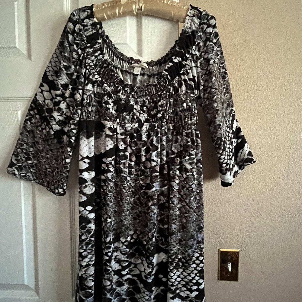 Midi Dress from Boston Proper their Muse collection Line, Multicolor Size 6